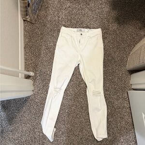 Hollister Cream Denim Jeans